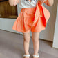 Autumn Spring Summer Casual Girls' Skirts Korean Version of Elastic Short Skirts Pleated Skirts Playful Style Culottes