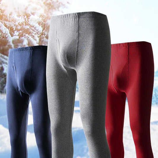 Men Winter Thermal Underwear Male Warm Autumn Tight Pants Thicken Windproof Comfortable Soft Lining High Elasticity Wearable Versatile Spring Pajamas