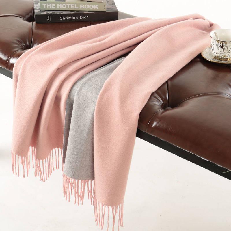 Scarf Fashion Cashmere Scarf Autumn and Winter Shawl Ladies Solid Color Luxury Scarf