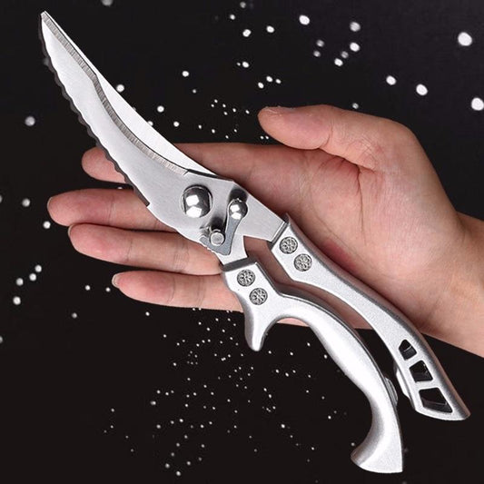 Stainless Steel Food Scissors Multi-function Kitchen Shears Heavy Sharp Save Effort Scissors