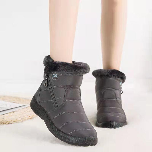 High Quality Winter Boots Women's Boots Mother Shoes Waterproof Ankle Boots Women Rain Warm Fur Foot