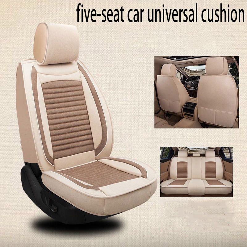 Fully surrounded comfort wear-resistant car seat cushion 5 seat car seat cover car seat cushion