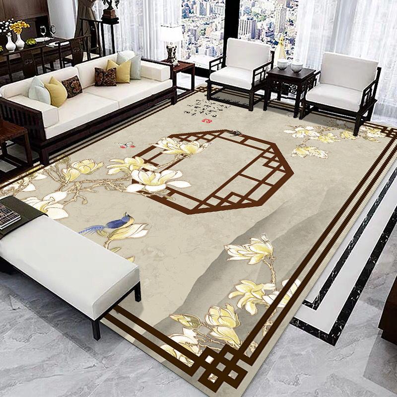 Chinese Style Living Room Carpet Modern Minimalist Bedroom Chinese Style Study Door Mat Chinese Style Model Room Sofa Coffee Table Mat