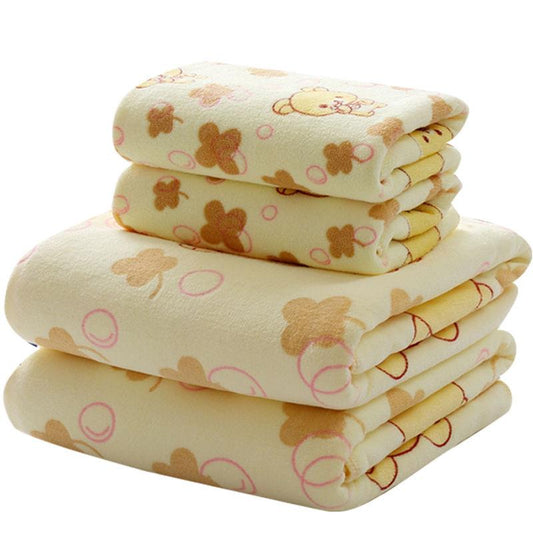 Bath Towels and Towel Sets Are Larger Than Pure Cotton Absorbent Beach Towels for Washing Face and Bathing Bathroom Towels Are Softer and Not Lint