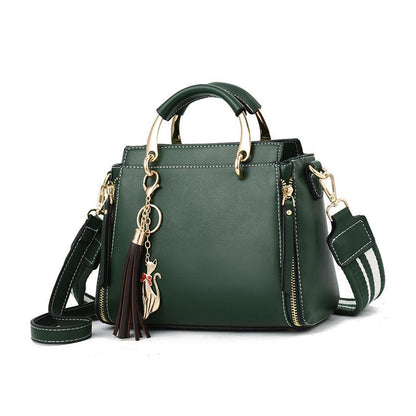 Trendy wild Patent leather bag Big capacity Woman bag European and American style Shoulder Handbag