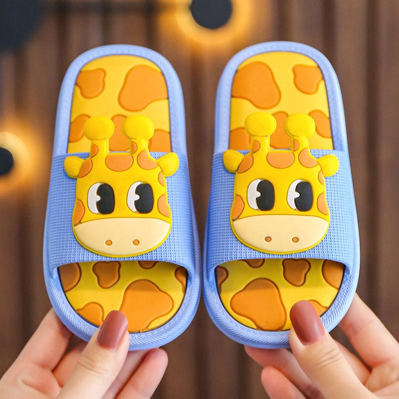 Children's Slippers Summer Boys and Girls Cute Soft-soled Non-slip Comfortable Cartoon Household Slippers