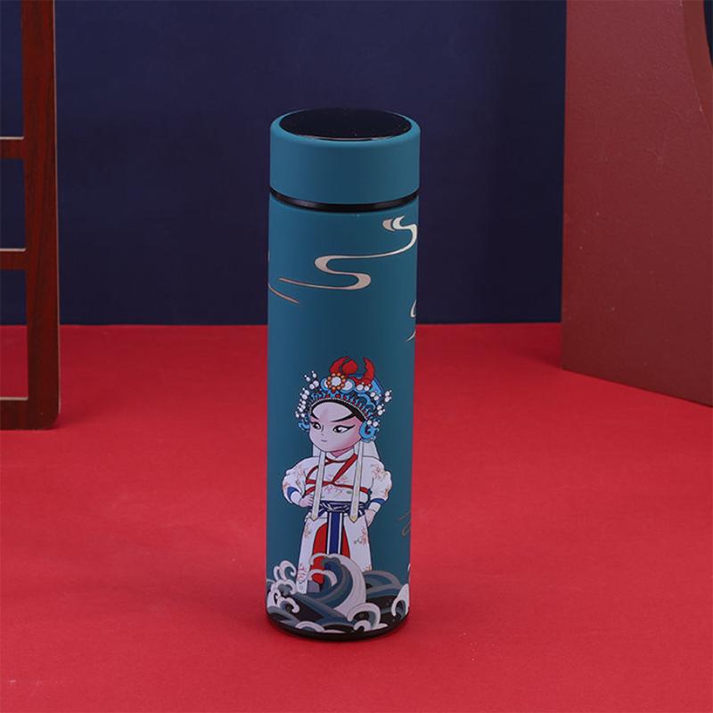 Chinese Style Vacuum Flask 304 Stainless Steel Chinese Style Male and Female Tea Cup Water Cup Vacuum Flask