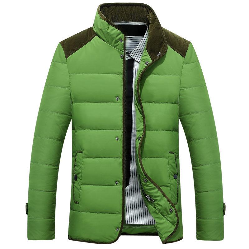 Medium and long section Cotton clothing Large size Down jacket Outdoor Leisure Men's clothes Winter