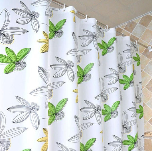 Bathroom Shower Curtain Waterproof and Mildewproof Shower Curtain Fabric Simple Bathroom Curtain Shower Curtain Partition