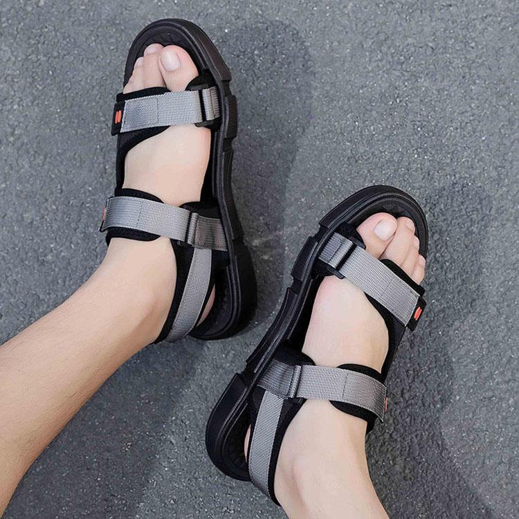 Summer Men's Sandals Large Size Casual Non-slip Beach Driving Cool Shoes Soft Sole Flat Sports Slippers