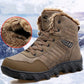 Snow Boots Winter Thick Plush Men's Cotton Shoes Keep Warm High Top Waterproof Outdoor Cotton Boots