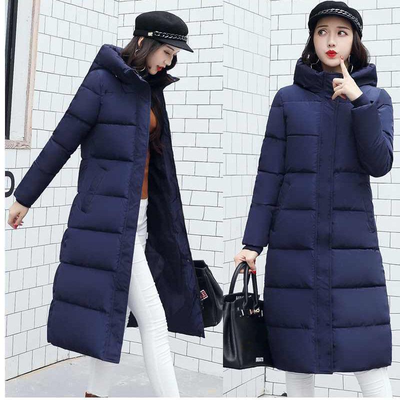 Women Winter Coat  Plus Size Hooded Fashion Warm Women's Down Jacket Biological-Down Elegant Parkas