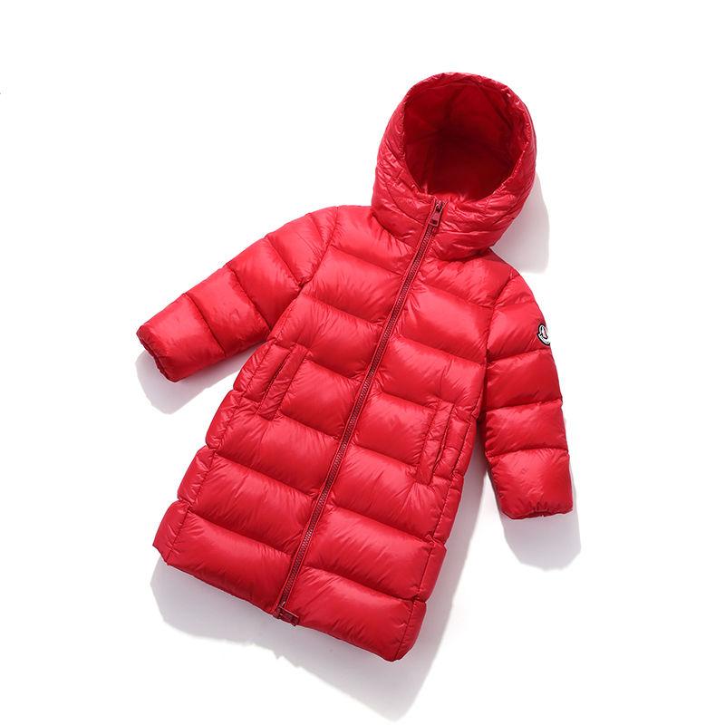 Children's Clothing Down Jacket Mid-length Lightweight Jackets for Boys and Girls New Small and Medium-sized Children's Baby Clothes