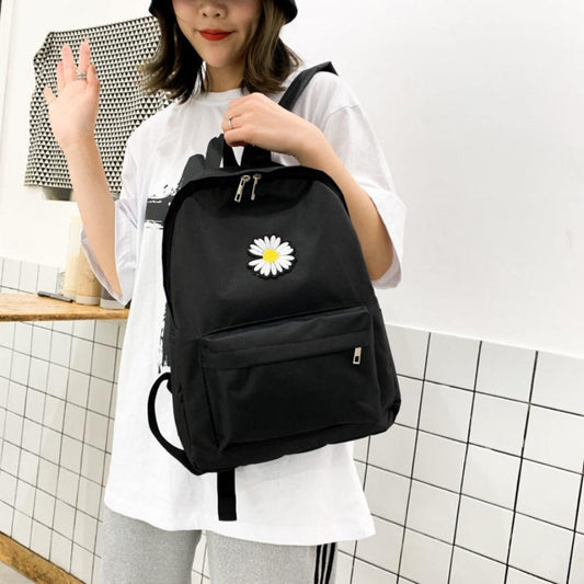 Ladies Backpack Female Summer Model Simple Student Elementary School Bag Double Shoulder Bag