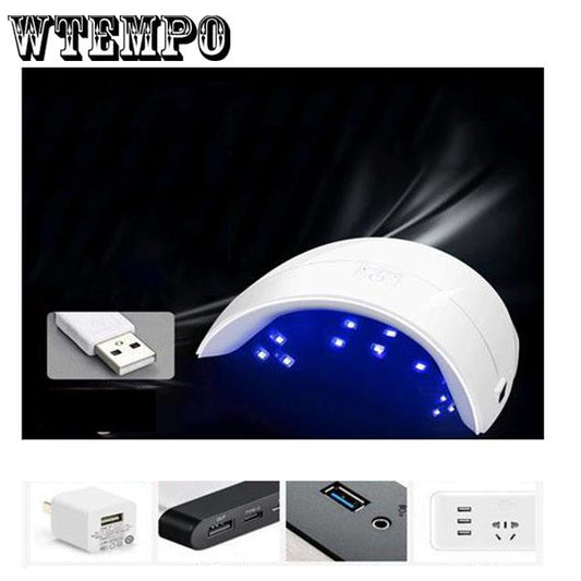 Nail Dryer Lamp 36W LED Dual Light Curing Machine Timing Mode Gel Polish Nail Care