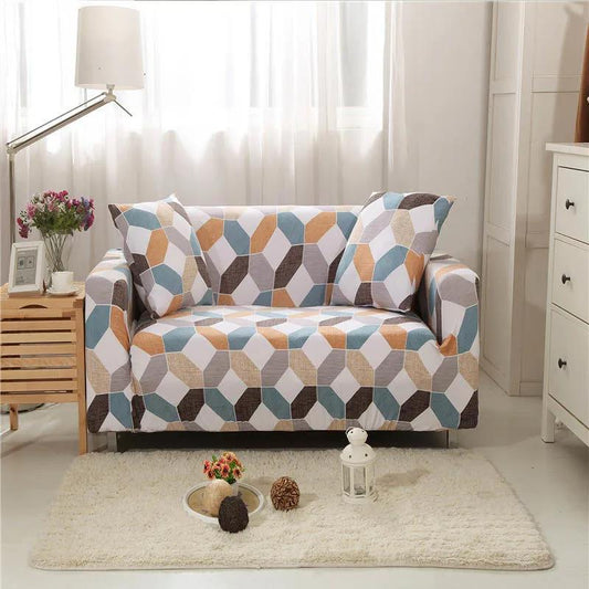 Elastic Sofa Slipcovers Elastic Sofa Covers for Living Room Couch Cover Stretch Sectional Corner Sofa Covers 1/2/3/4 Seaters