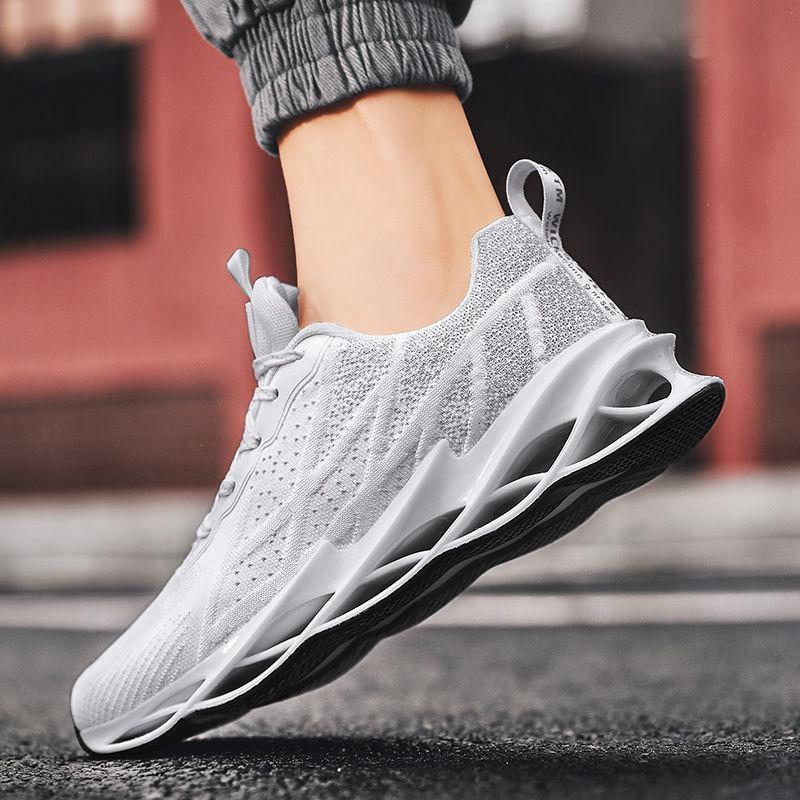 Breathable Mesh Sports Shoes Men's Shoes Blade Warrior Running Shoes Shock Absorption Casual Shoes Non-slip