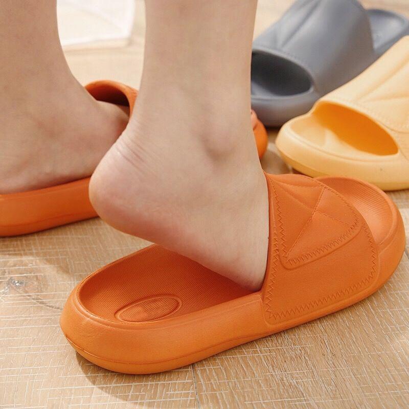 Eva Thick-soled Slippers  Women  Men  Summer Home Indoor Bathroom Bath Soft Bottom Non-slip Slippers