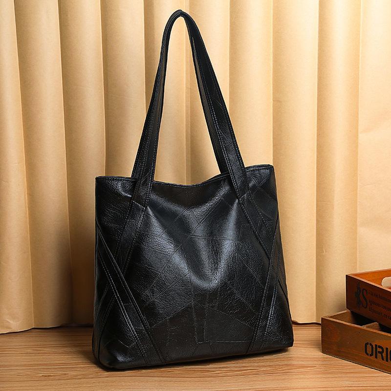 Spring and Summer Fashion Trend Female Bag Large-capacity One-shoulder Handbag Middle-aged Mother Leisure Shopping Bag