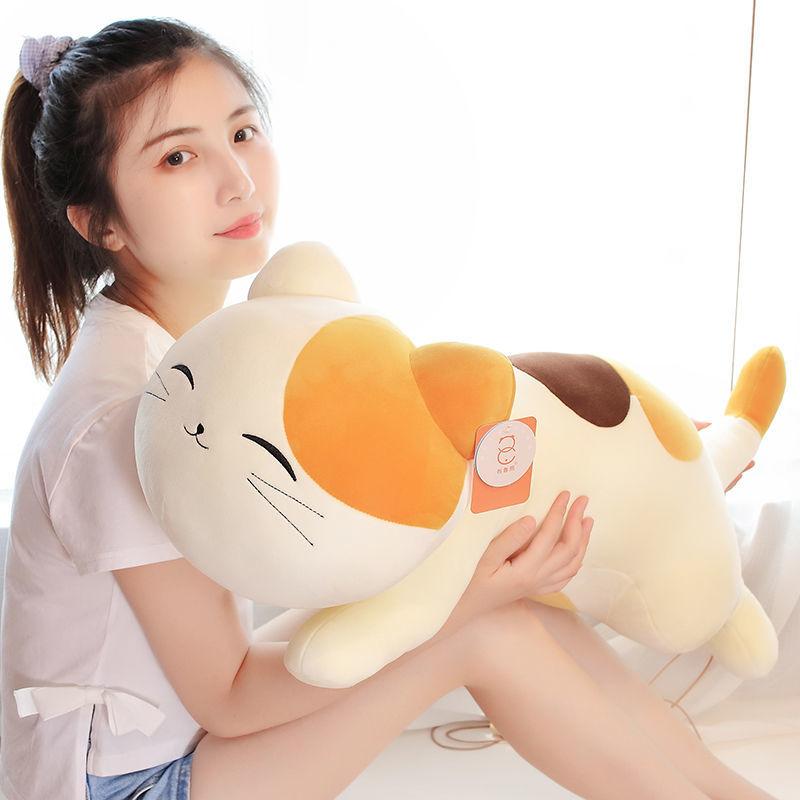 Lovely Cat Pillow Kids Sleeping Doll Kitten Doll Cushion Cute Children Plush Toys Bed Doll Special Kids Gifts