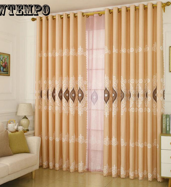 WTEMPO Curtain Blackout Curtain Window Treatment Thermal Insulated Solid Grommet Drapes