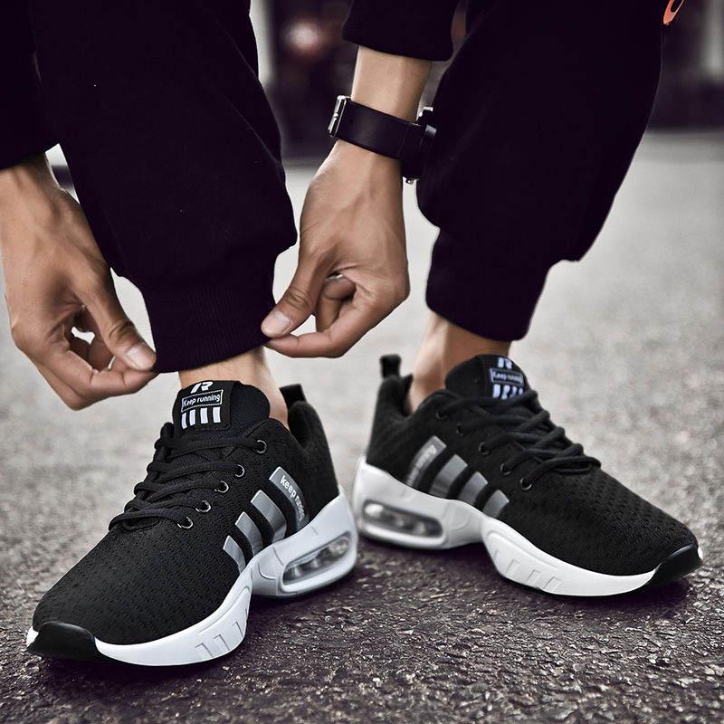 Plus Size 39-47 Men Sneakers Non-slip Basketball Shoes Breathable Students Running Shoes Wear-resistant Comfortable Letter Board Shoes