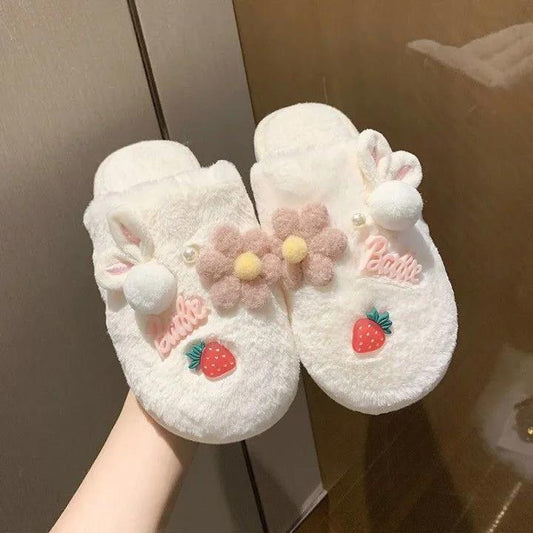 Cotton Slippers Spring and Autumn Winter Slippers Home Indoor Home Cotton Slippers Super Thick Slippers Home Indoor Winter