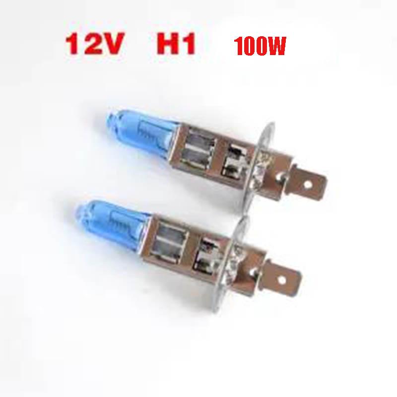 2pcs Car Front Big Bulb H1 H3 H4 H7 Xenon Lamp 12V24V High Beam Low Beam 9005 9006 Super Bright White Light Fog Lamp Brightening Direct Replacement