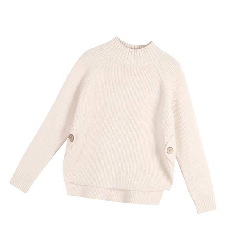 Autumn and Winter Lazy Wind Loose Bottoming Shirt Wearing Turtleneck Sweater Women's Pullover Thick Sweater