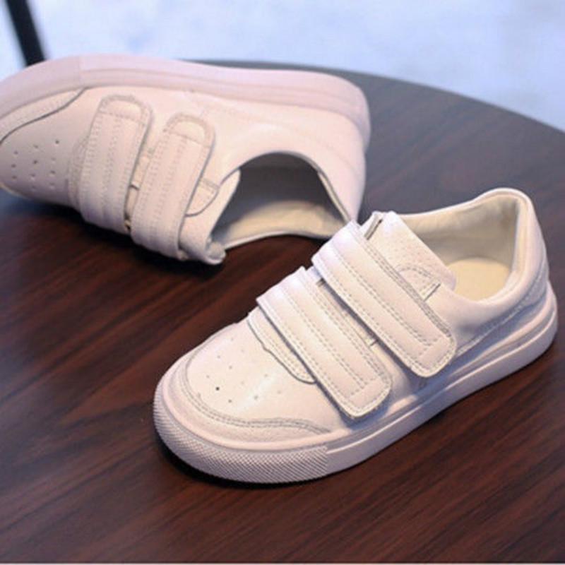 Comfortable children's leather sneakers girls boys flat shoes children's shoes flat quality sneakers