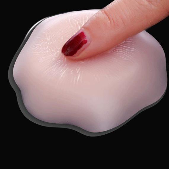 6 Pairs Self-adhesive Silicone Breast Nipple Covering  Breast Covering Invisible Bra Natural Color One Size Nipple Sticker Underwear