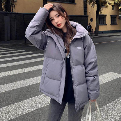 Winter Short Cotton-padded Jacket Women's Winter Clothes Korean Style Loose Little Bread Jacket