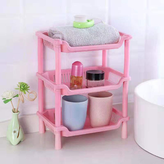 Bathroom Shelves Kitchen Small Storage Rack Bathroom Sundries Storage Rack Snack Rack Children's Toy Storage Rack Kitchen Organizers