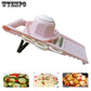 Fruit Grater Slicing Vegetable Cutter Adjustable Blades Stainless Steel Grater