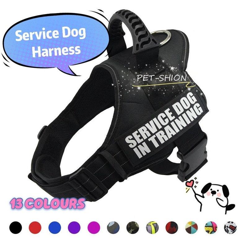 Service Dog Harness Vest Therapy Dog Harness Vest Assistant Dog Harness Vest Heavy Duty Pet Vest