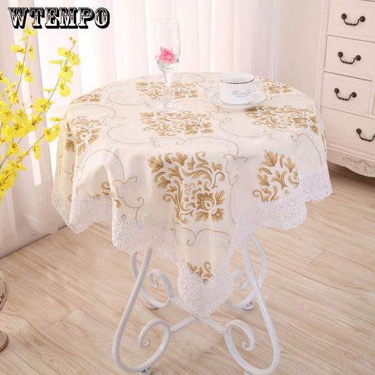 WTEMPO Hotel meeting room dust tablecloth printing oil-proof waterproof tablecloth