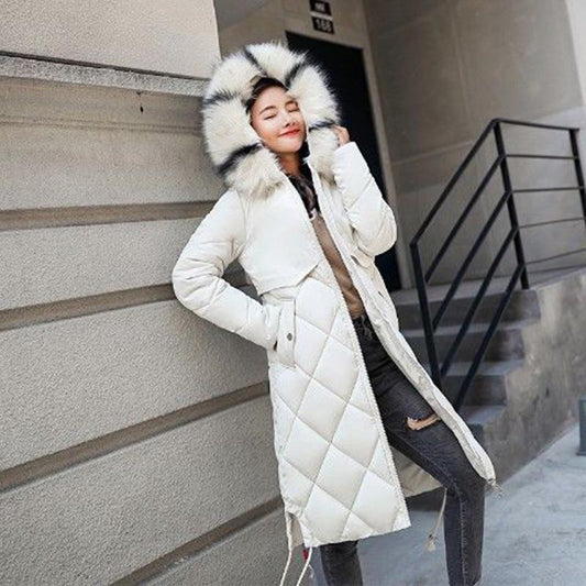 Winter Woman's Cotton clothing Woman's Winter Long Sleeve Warm Jacket Fashion Large size Down Jacket