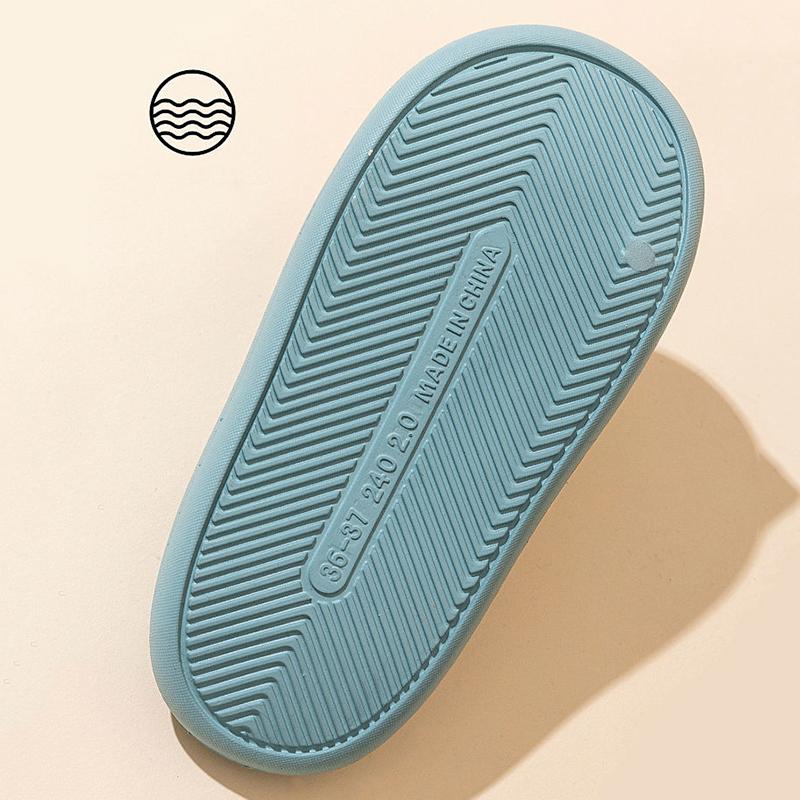 Soft and Lightweight EVA Thick-soled Slippers Women's Summer Wear Home Indoor Non-slip Sandals and Slippers Couples