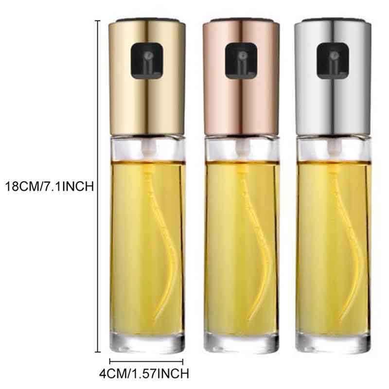 Kitchen Baking Oil Cook Spray Empty Bottle Vinegar Bottle Oil Dispenser Cooking Tool Salad BBQ Cooking Glass Oil Sprayer