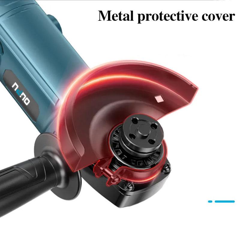 1600W Wired Angle Grinder Handheld Cutting Machine Multifunctional Electric Grinder  16500RPM Polisher