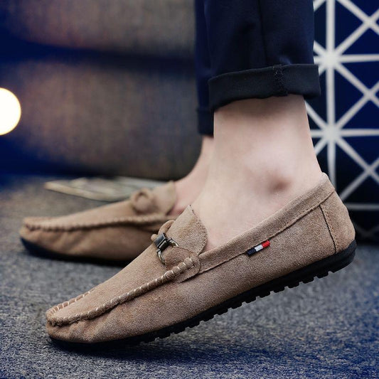 Casual Shoes Leather Men Loafers Moccasins Slip On