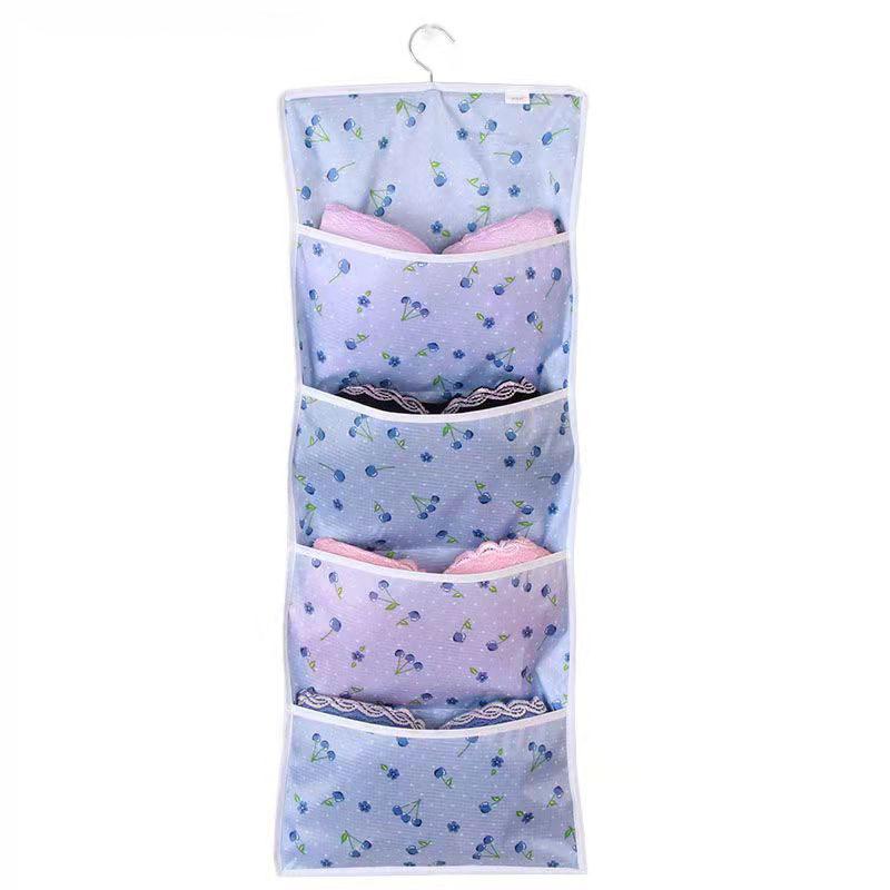 Underwear Storage Hanging Bag Clothing Panties Socks Storage Bag Dormitory Door Hanging Bag Wardrobe Closet Storage Hanging Bag