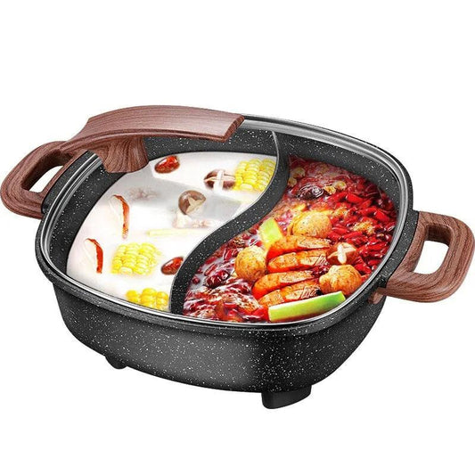 Electric Cooker Household 6L Non-stick Mandarin Duck Pot Multi-function Multi-purpose Pot Dormitory Student Pot Kitchen Utensils