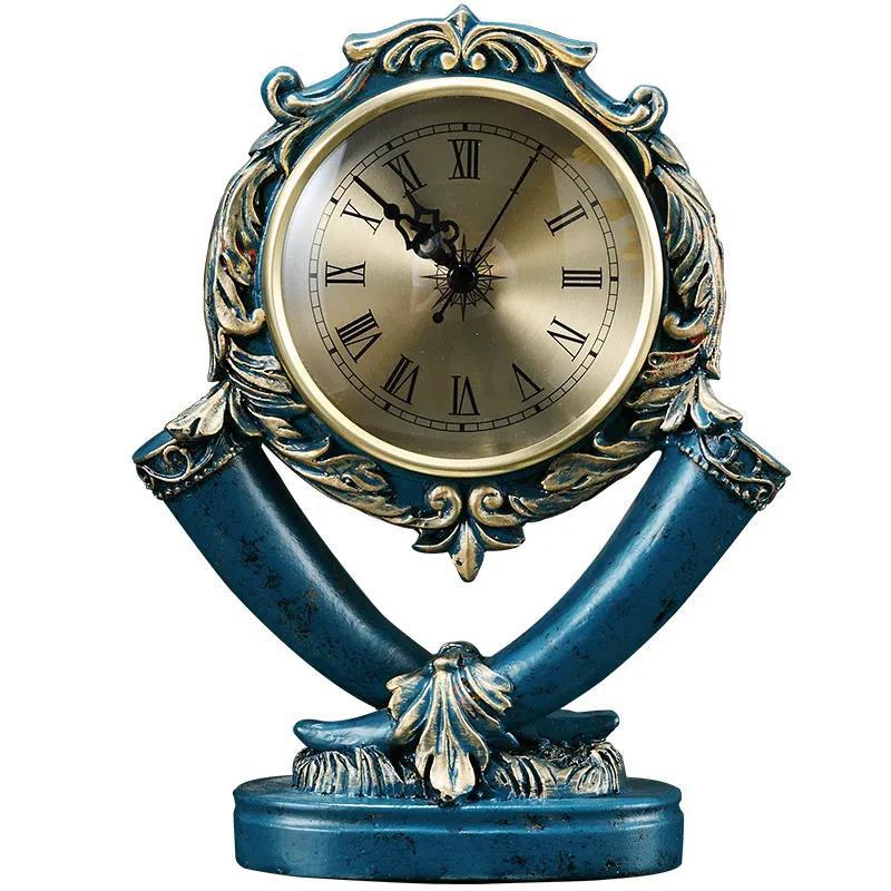 Nordic Creative Clock Ornaments Home Living Room Office Bedroom Bedside Study Desktop Soft Decorations Home Clocks