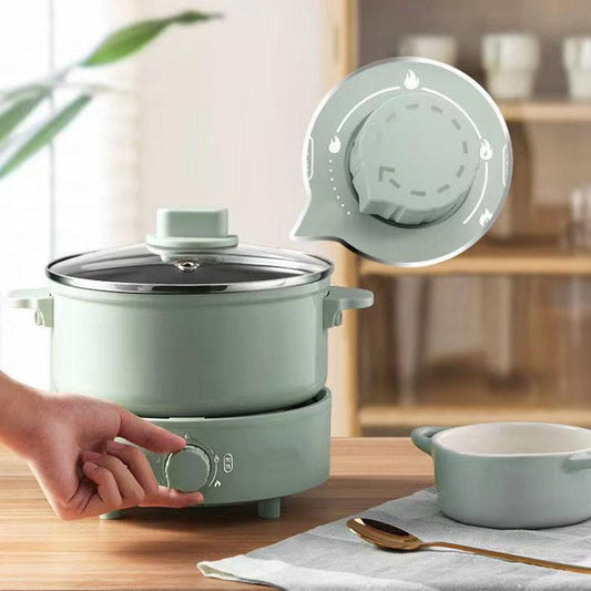 Split Electric Pan Household Steaming and Boiling Electric Pot Noodle Pot Multi-function Electric Boiling Pots and Utensils