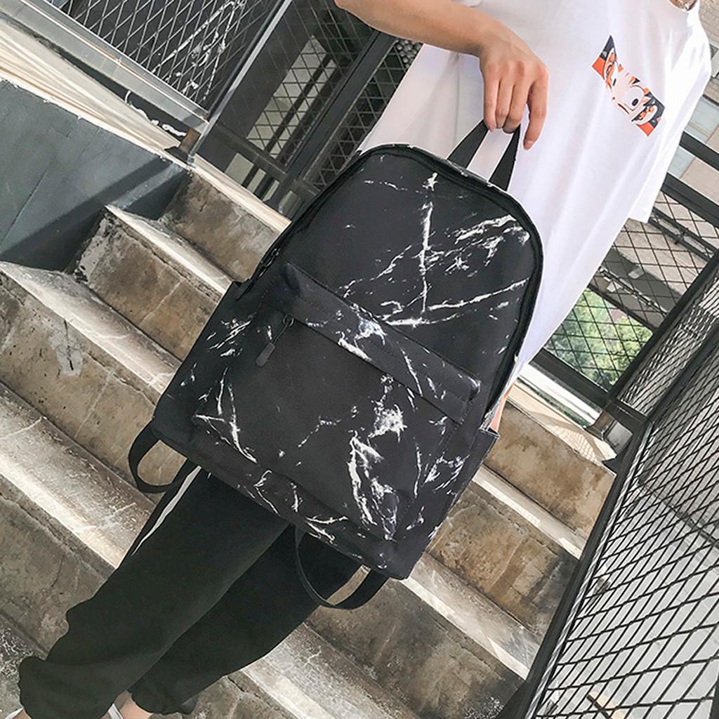 Backpacks,Fashion Women Marble Pattern Backpacks,Large Capacity Package Bags ,Shoulder Bags