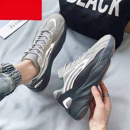 Shoes Unisex Winter Sports Shoes Men's and Women's Casual Daddy Big Kids Plus Velvet Cotton Shoes