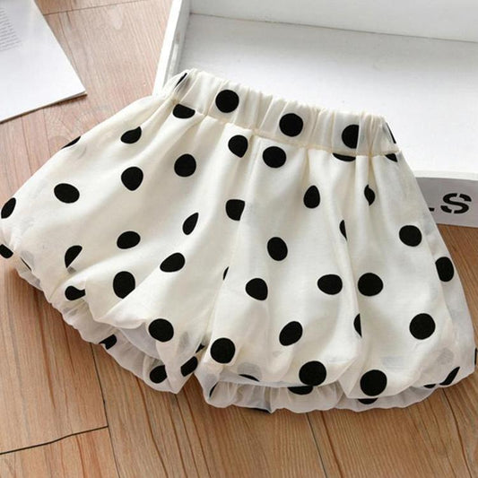 Children's Pants Summer Girls' Shorts Loose Dot Bract Pants Korean Solid Casual Pants Lantern Pants Pumpkin Pants