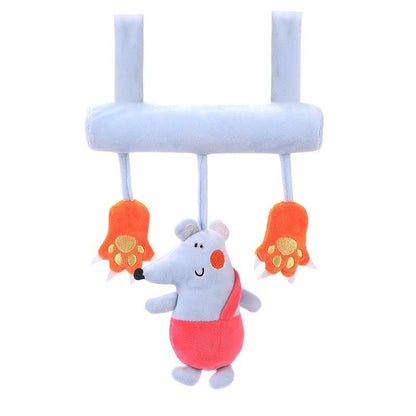 Newborn Infant Baby Pram Beds Bells Soft Hangings Plush Toys Lovely Animals Handbell Rattles