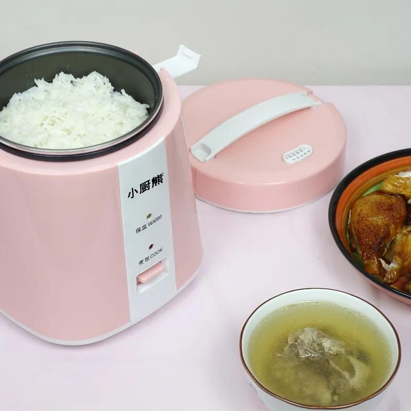 Mini Rice Cooker 1-2 People Cooking Rice Pot Multi-function Home Small Electric Cooker 1.2L Pot